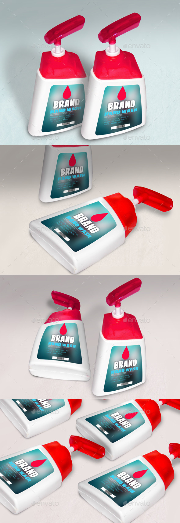 Hand Wash Container Mock-up - Miscellaneous Packaging
