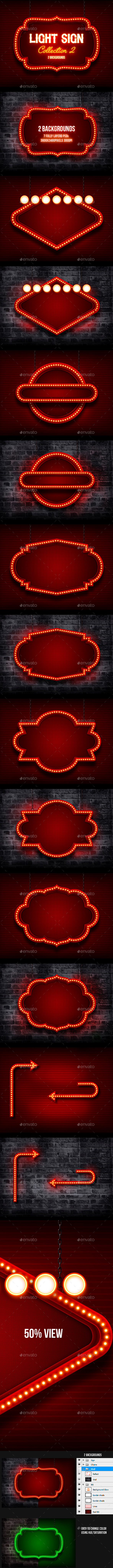 Light Sign 2 - Backgrounds Graphics