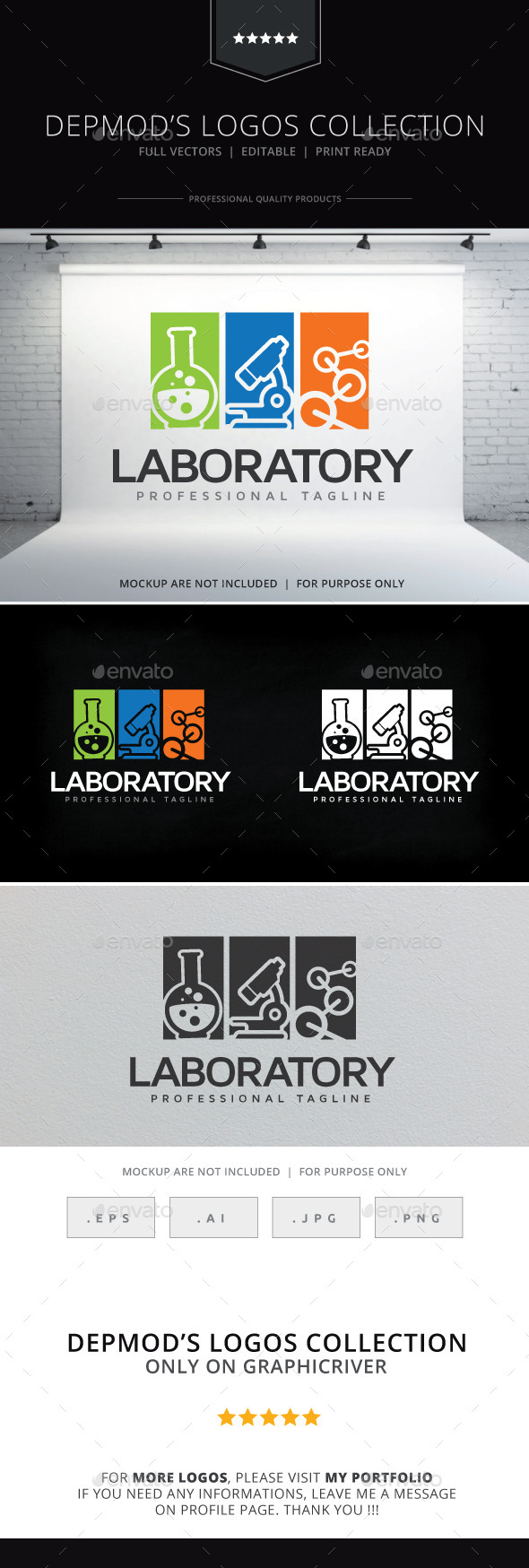 Laboratory Logo - Objects Logo Templates