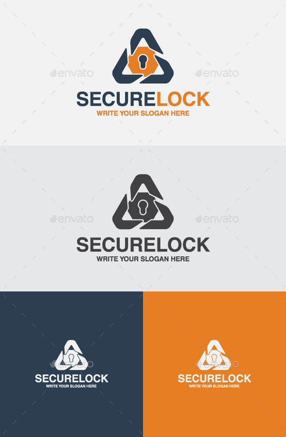 Secure Lock - Vector Abstract
