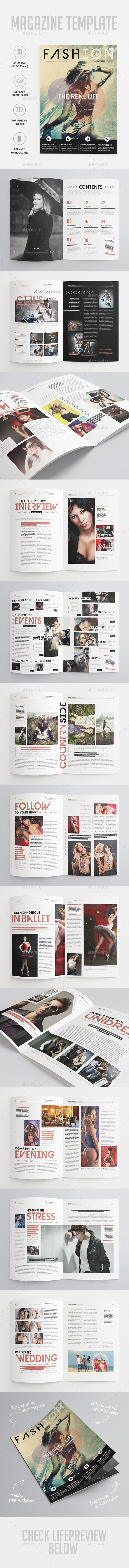 Fashion Magazine - Magazines Print Templates