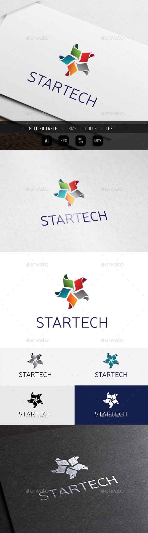 Star Media Technology - Creative Studio - Symbols Logo Templates