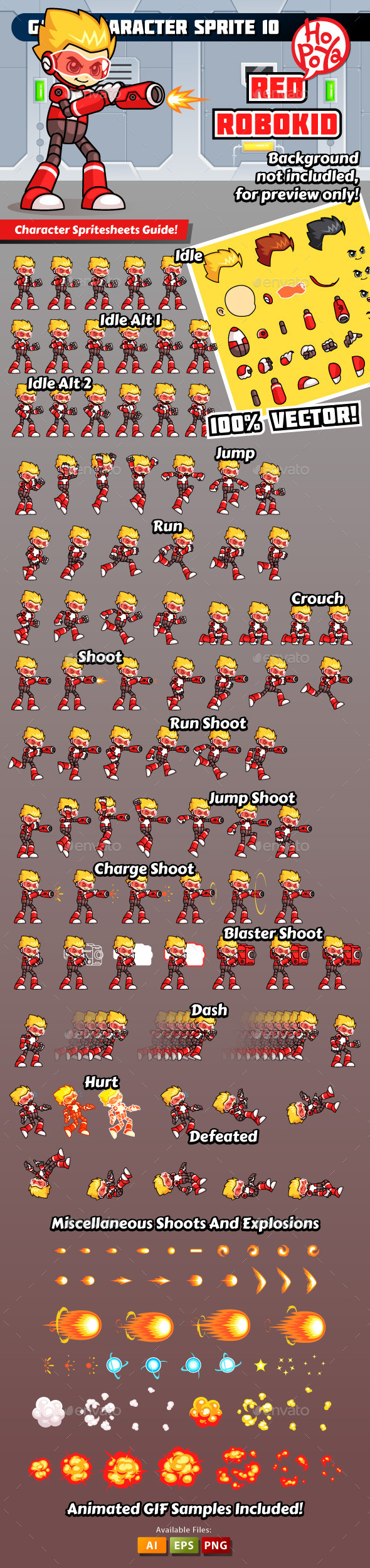 Game Character Sprite 10 - Sprites Game Assets