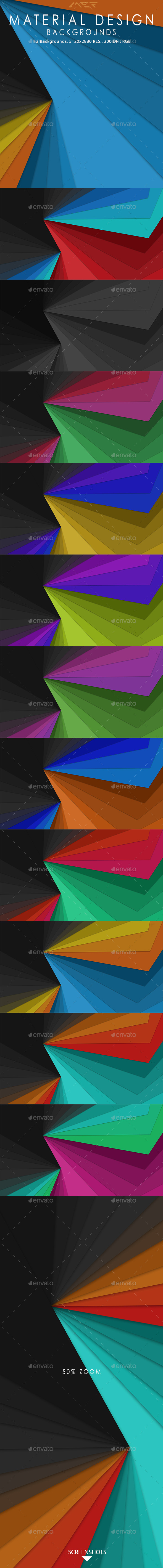 Material Design Backgrounds - Abstract Backgrounds