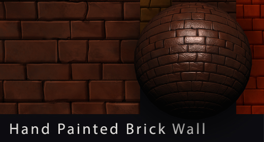 Hand Painted CG Textures Walls