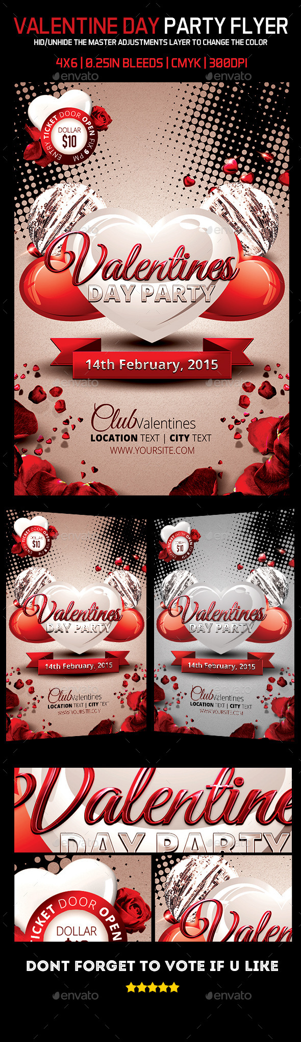 Valentine Day Flyer V15 - Clubs & Parties Events