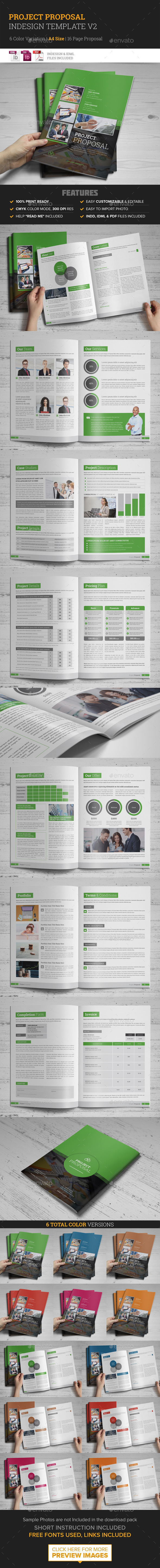Project Proposal InDesign Template v2 - Proposals & Invoices Stationery