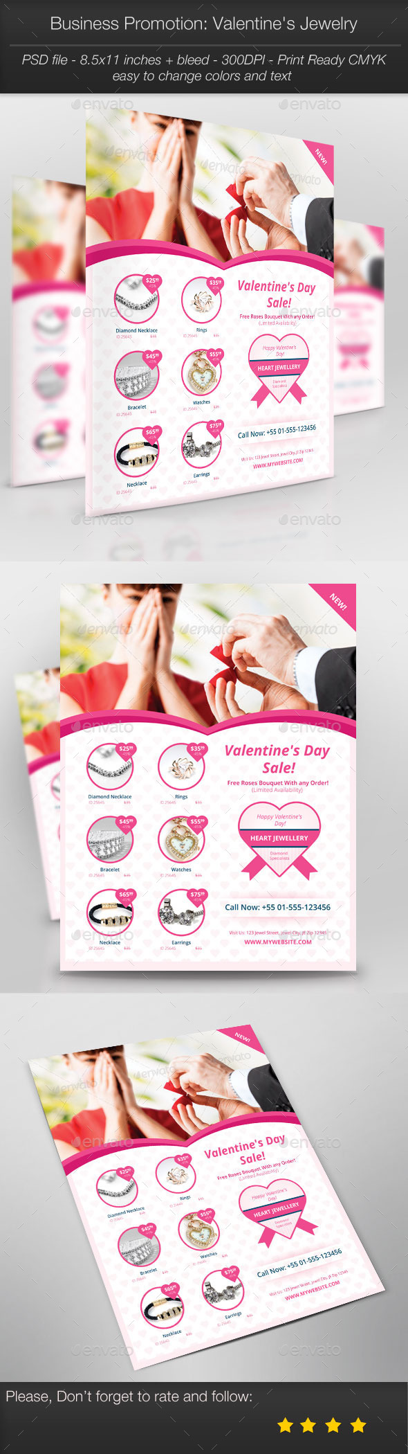 Business Promotion: Valentine's Jewelry - Holidays Events