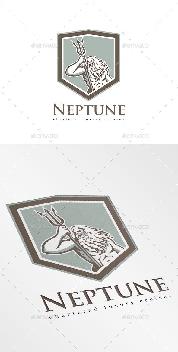 Neptune Luxury Cruises Logo - Humans Logo Templates