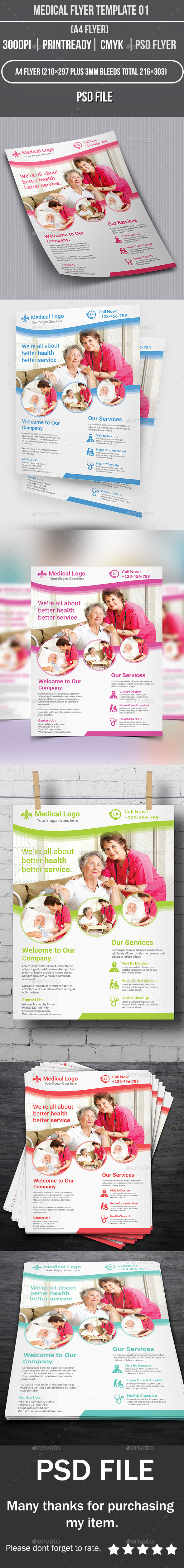 Medical Flyer Template 01 - Corporate Flyers