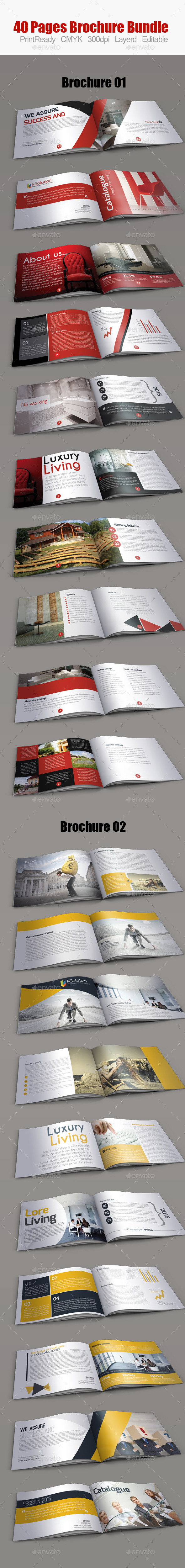 Minimal Square Brochure Bundle - Corporate Brochures