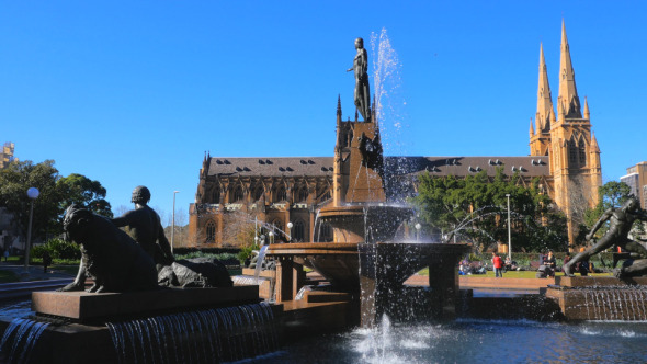 Archibald Fountain in Hyde Park