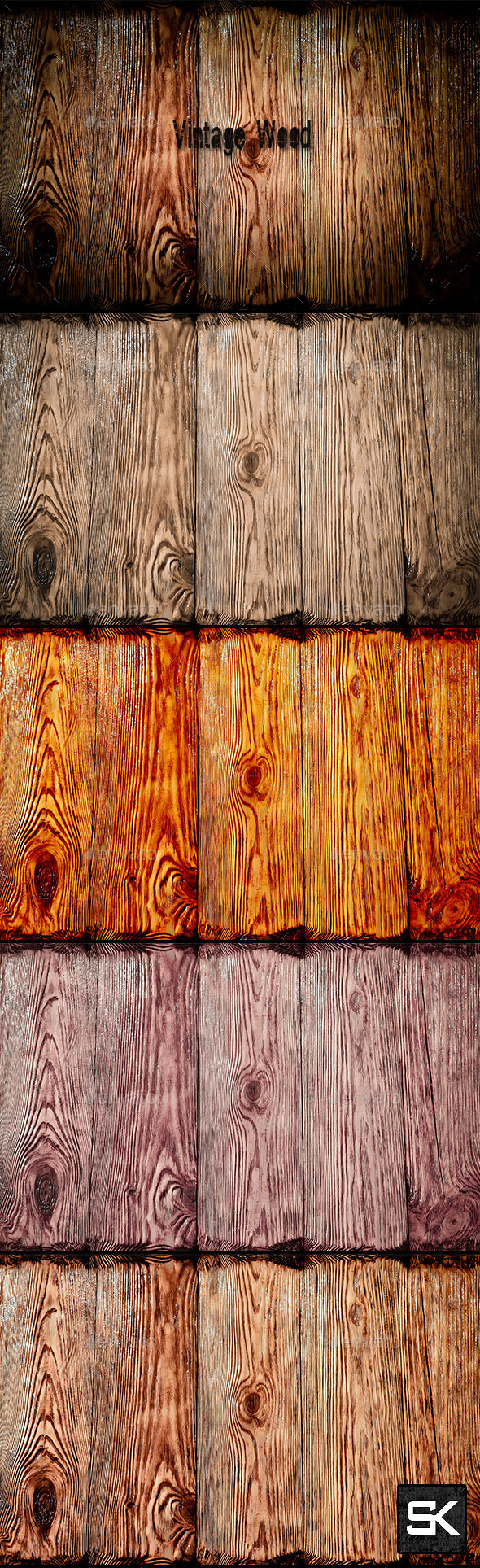 Vintage Wood 3 - Wood Textures