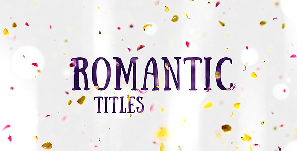 Romantic Titles - VideoHive 10285012