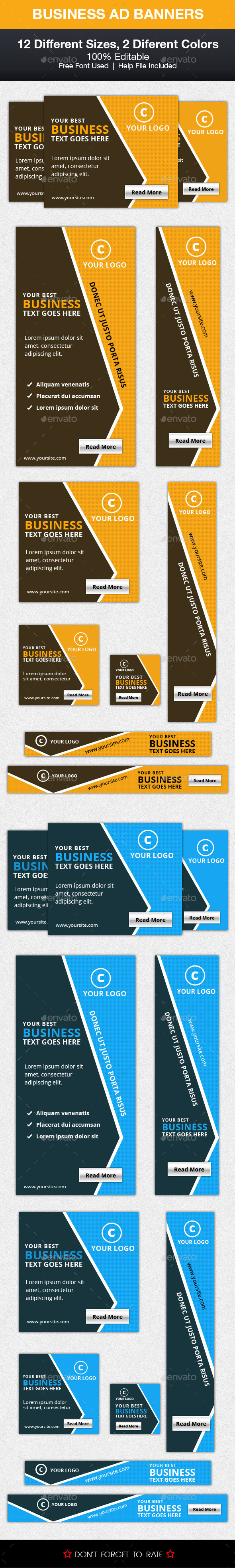 Business Ad Banner - Banners & Ads Web Elements
