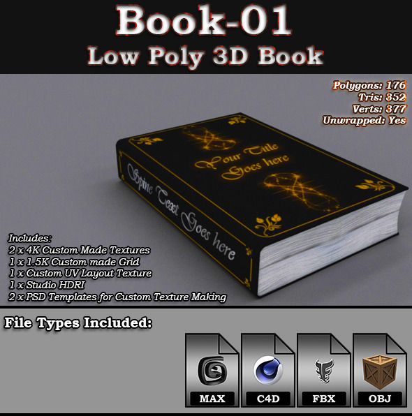 Book-01 - Low - 3Docean 10287135