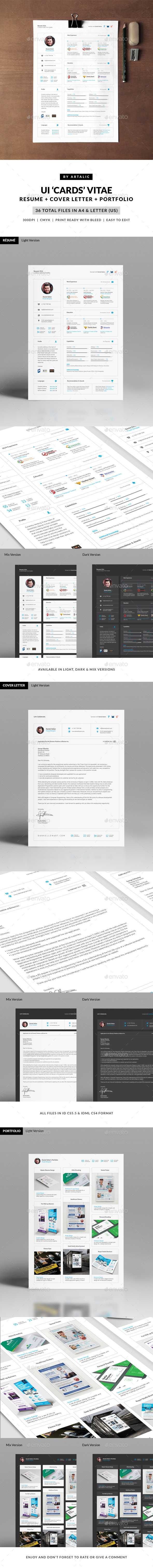 Card-Based UI Resume - Resumes Stationery