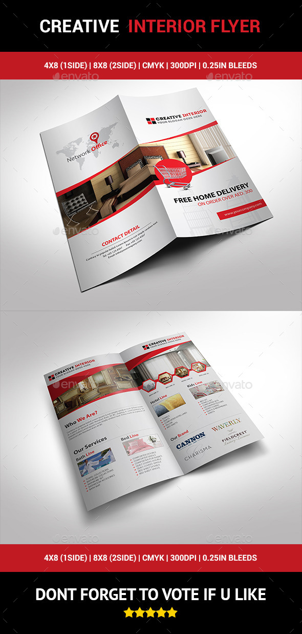 Creative Interior Flyer 01 - Corporate Brochures