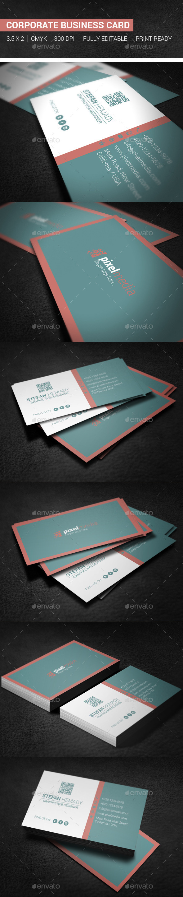 Corporate Business Card - Corporate Business Cards