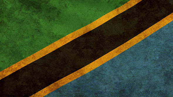 Tanzania Flag 2 Pack – Grunge and Retro