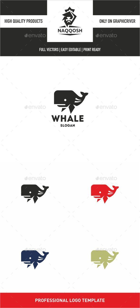 Whale - Vector Abstract