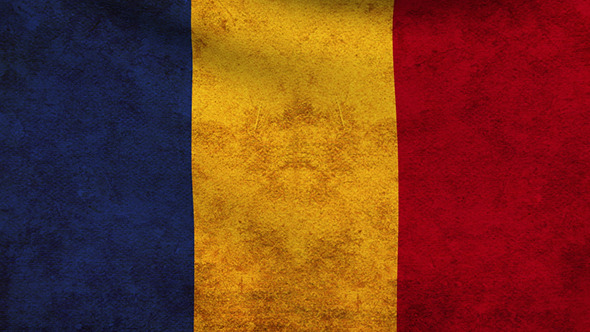 Romania Flag 2 Pack – Grunge and Retro