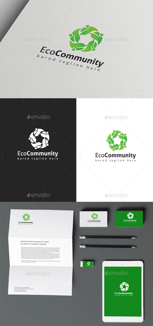 Eco Community - Nature Logo Templates