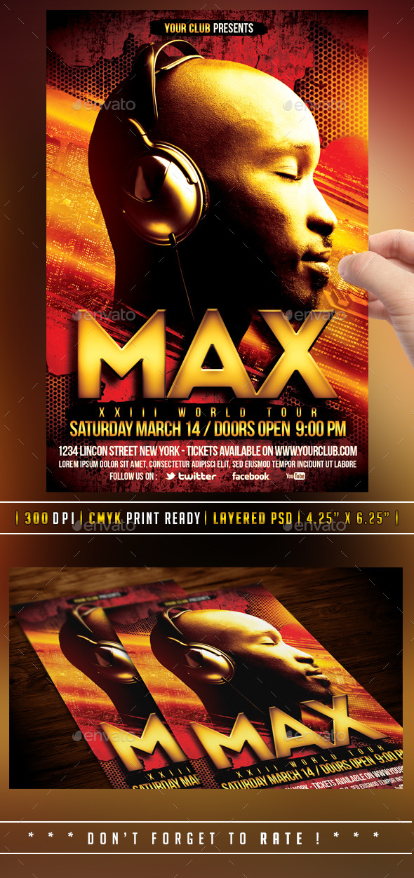 DJ Flyer - Flyers Print Templates