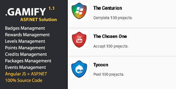 JUGNOON Gamify for ASP.NET - CodeCanyon Item for Sale