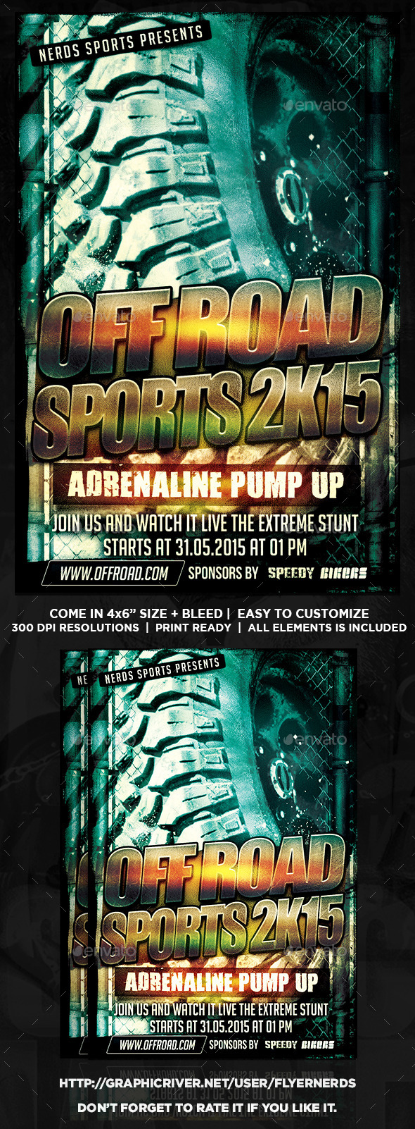 Off Road 2K15 Sports Flyer - Sports Events