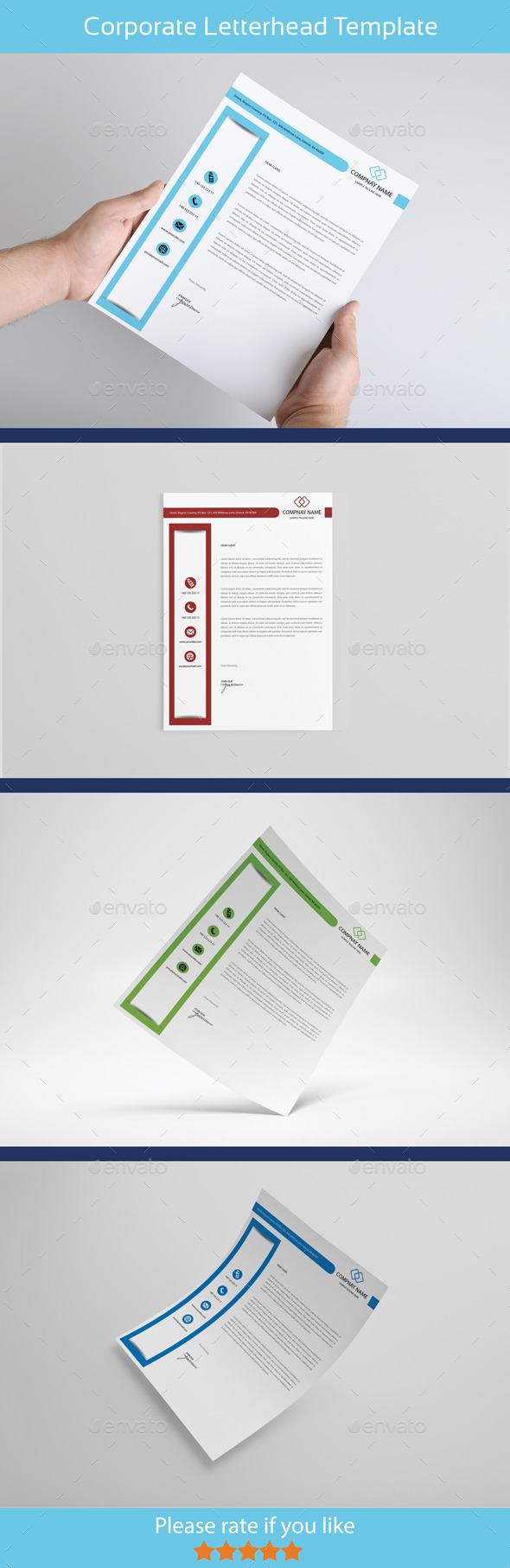Creative & Modern Letterhead - Proposals & Invoices Stationery