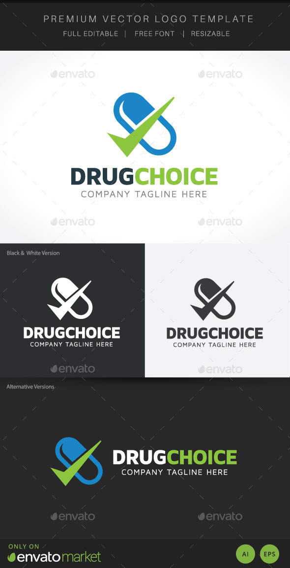 Drug Choice - Objects Logo Templates