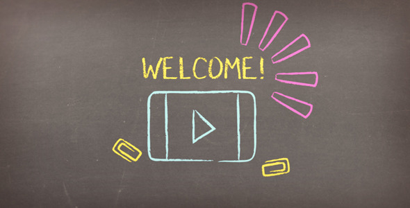 School Chalkboard Opener - VideoHive 10203893