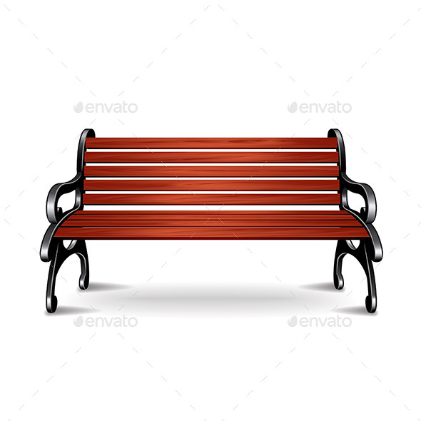 Wooden Bench - Man-made Objects Objects