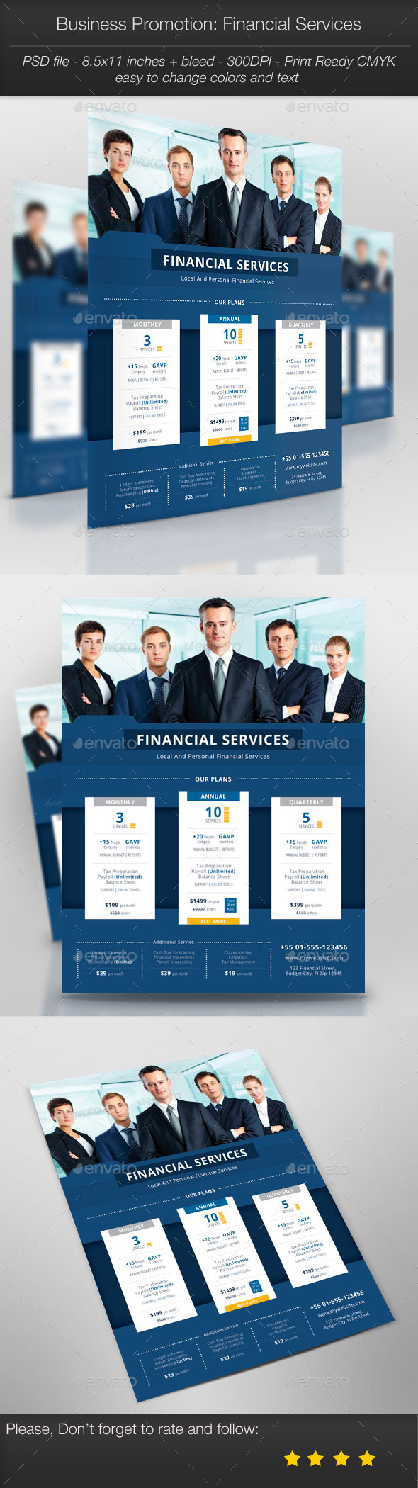 Business Promotion: Financial Services - Corporate Flyers