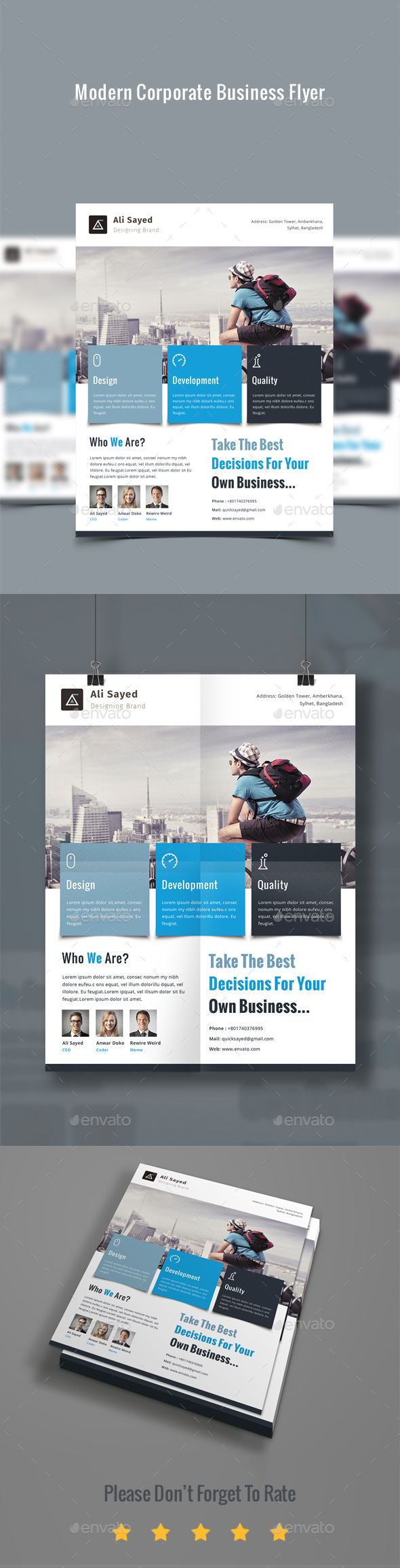 Modern Corporate Business Flyer - Corporate Flyers