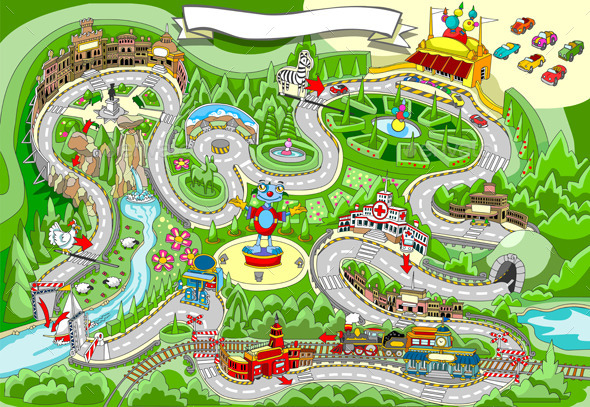 Game Tale - Cars Racing - Sports/Activity Conceptual