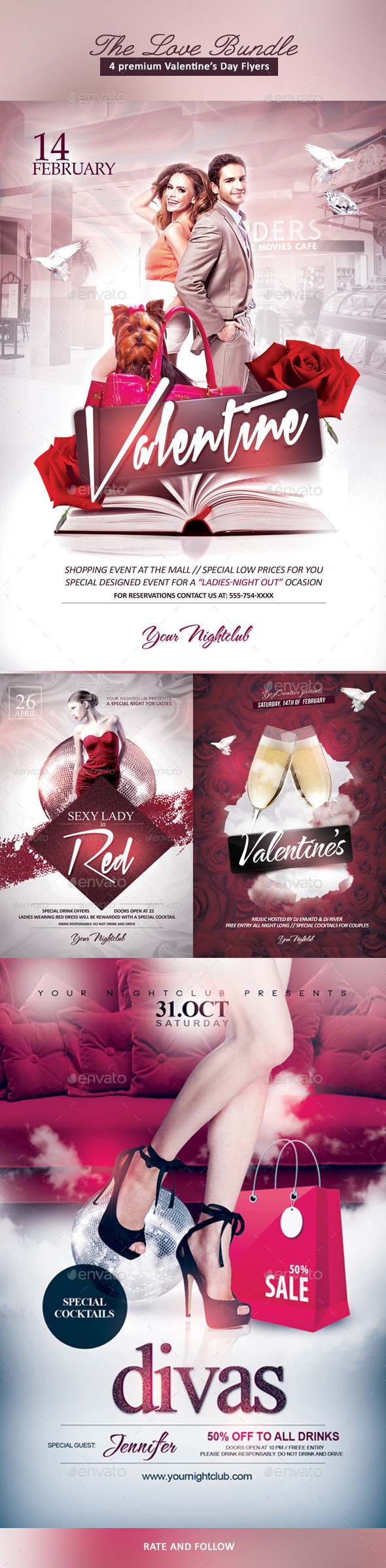 The Love Bundle - Events Flyers