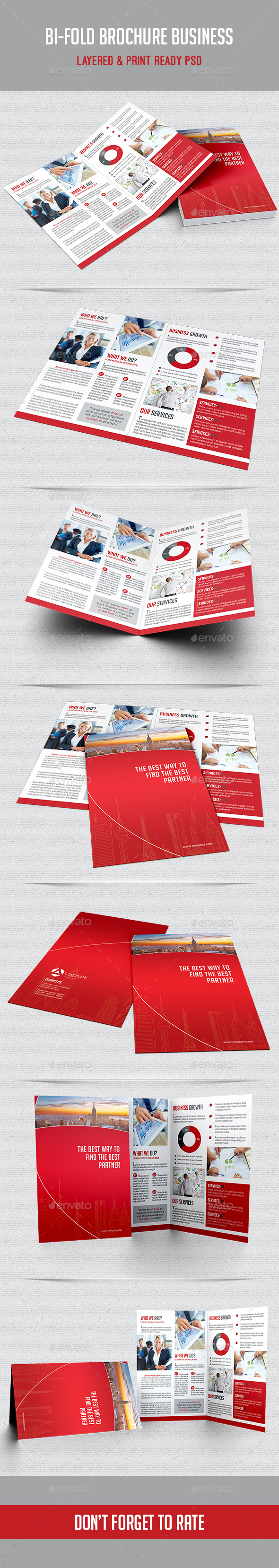 Bi-fold Brochure Business - Corporate Brochures