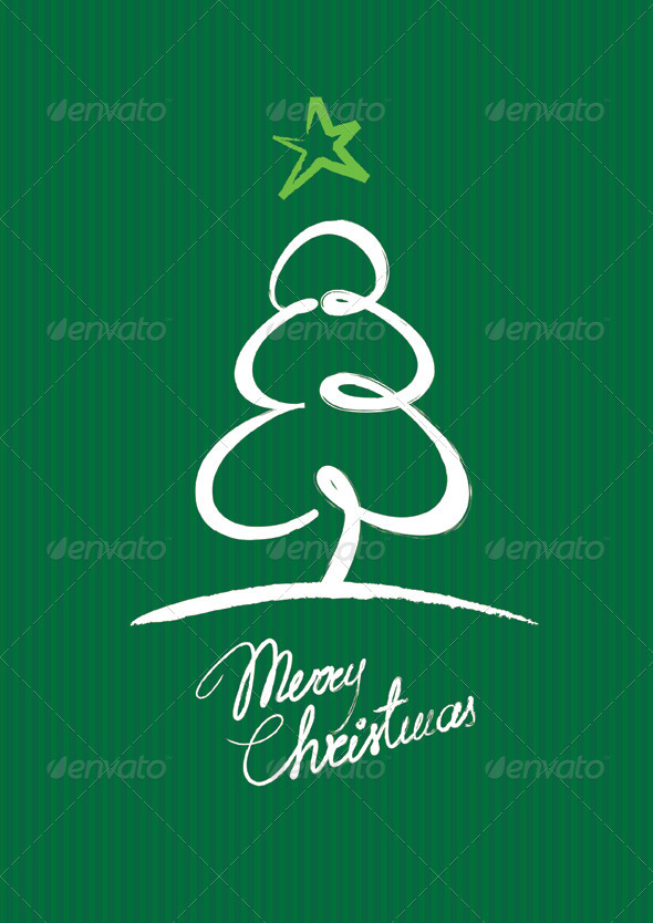 Christmas Tree Greeting Card - Christmas Seasons/Holidays