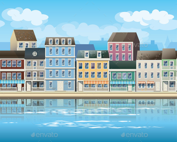Old Town - Travel Conceptual