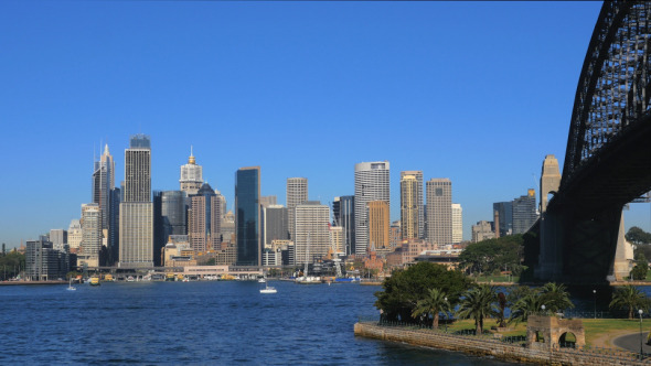 Sydney City and Sydney Harbour Bridge