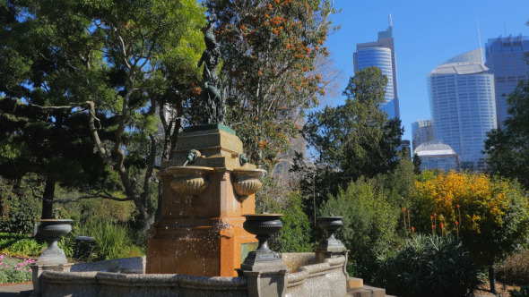 Fountain, Royal Botanic Gardens, Sydney