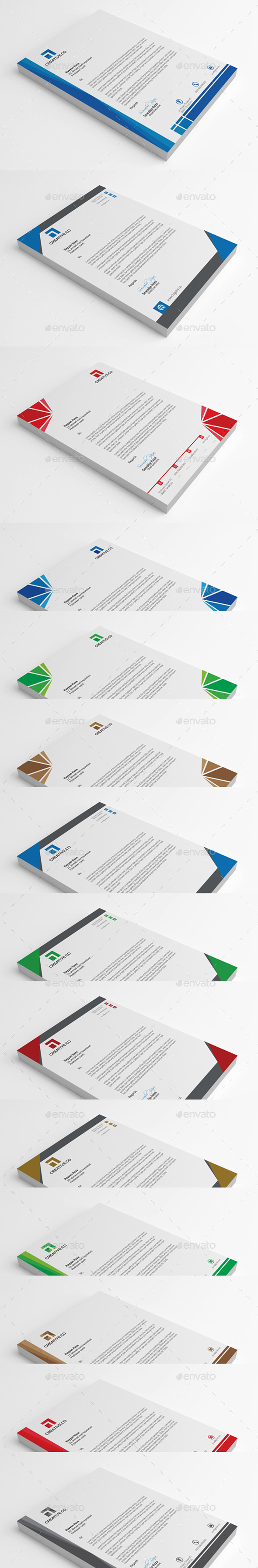 Letterhead Bundle - Stationery Print Templates