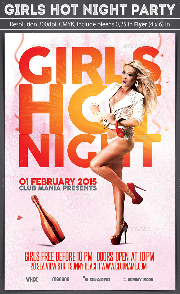 Girls Hot Night - Clubs & Parties Events