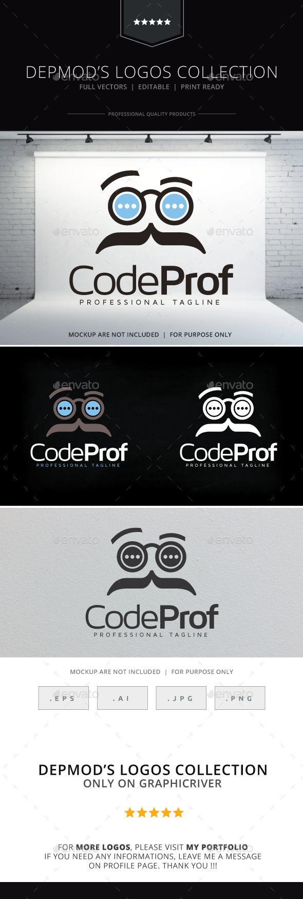 Code Prof Logo - Symbols Logo Templates