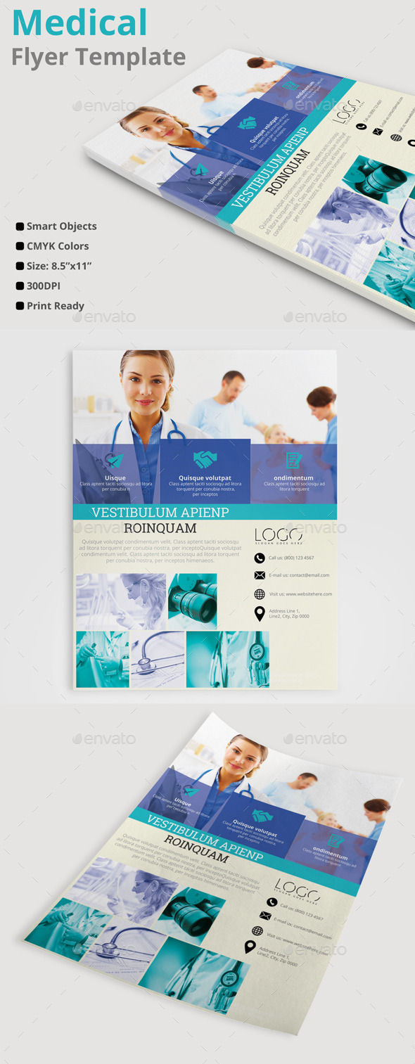 Medical Business Flyer by pmvch | GraphicRiver