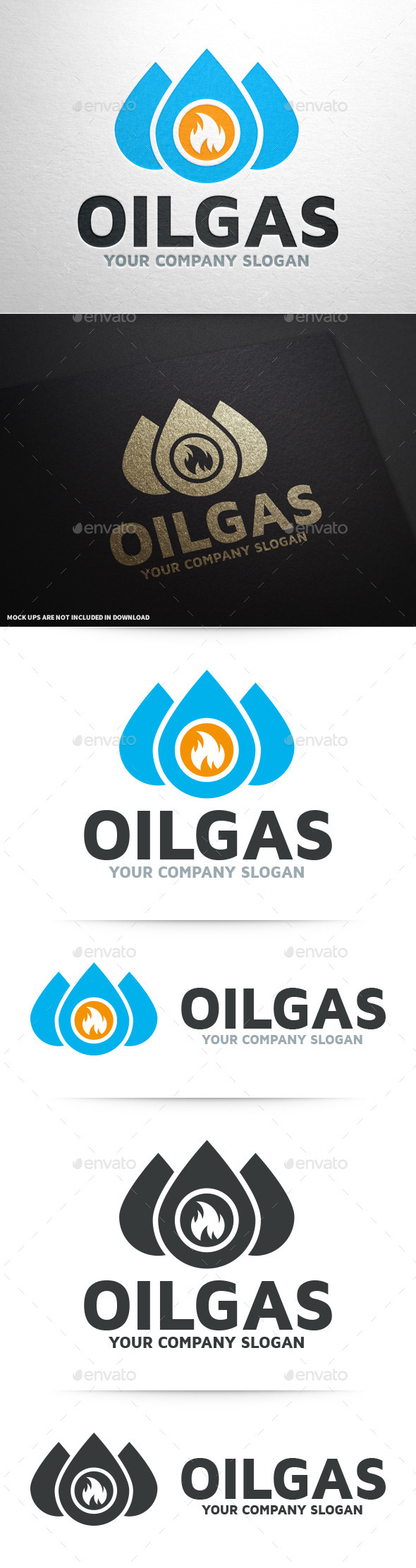 Gas Oil Logo Template - Nature Logo Templates
