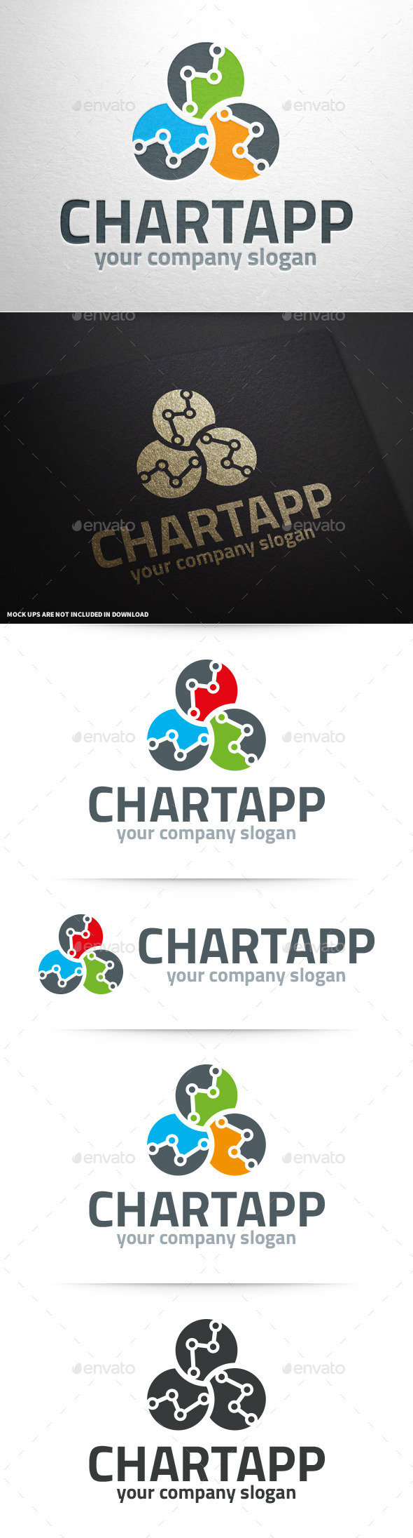 Stats App Logo Template - Abstract Logo Templates