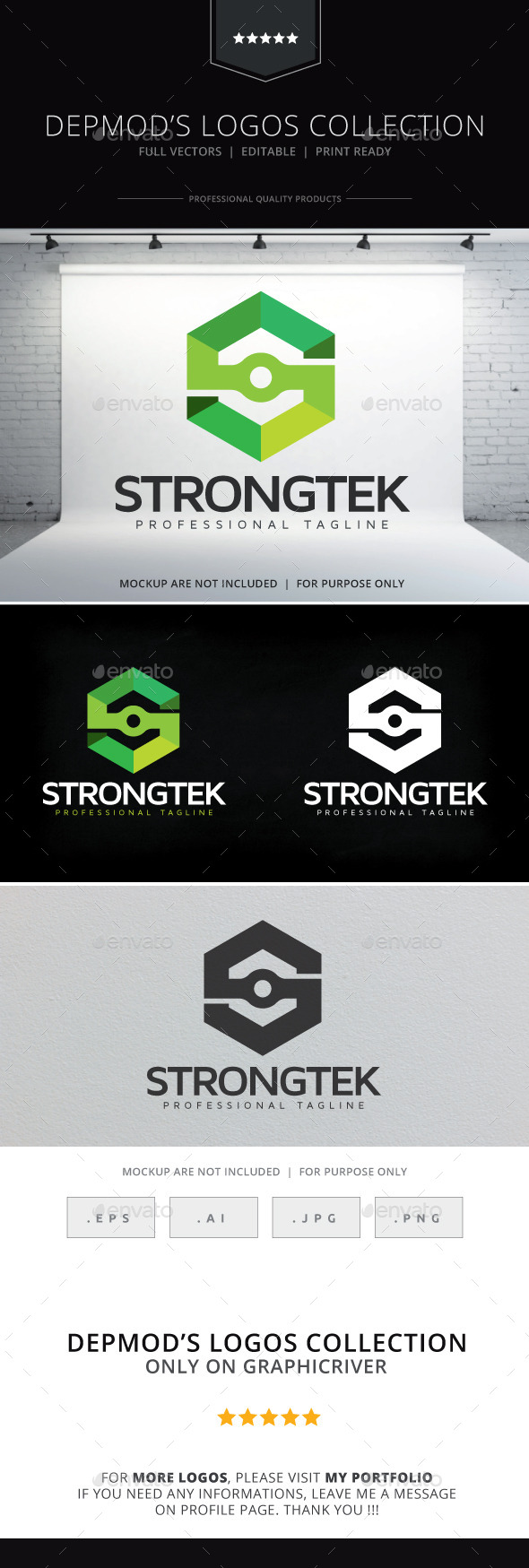 Strongtek Logo - Letters Logo Templates